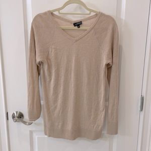 The Limited, size M, tan v-neck sweater